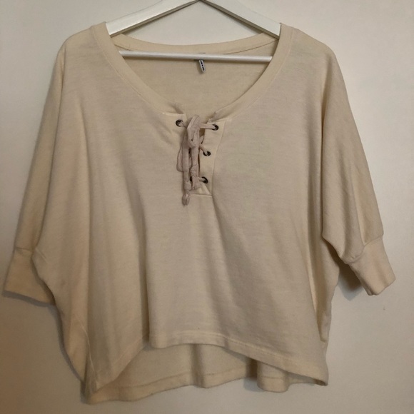 SPLENDID Cream Sweater Top - Picture 2 of 2